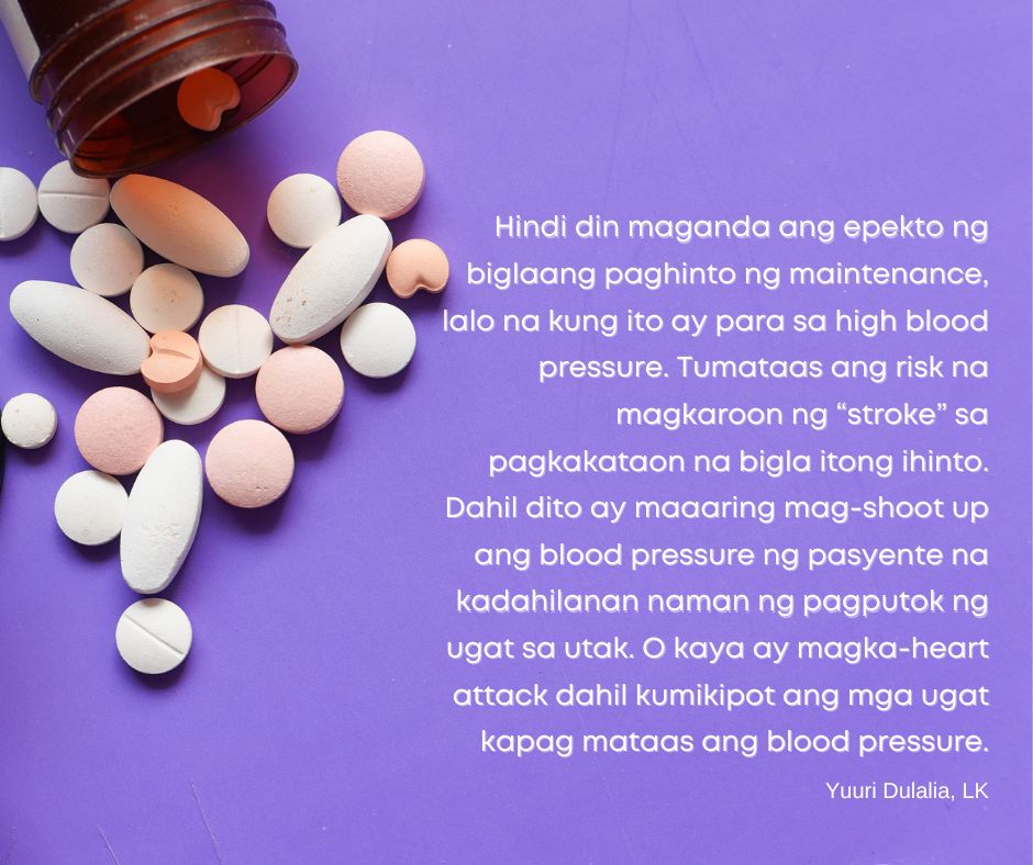 Paalaa sa Tamang Pag-inom ng Gamot